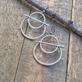 Silver Geometric Earring