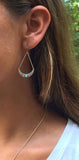 Small Silver Southwestern Dangle Earrings