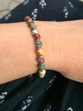 colorful stone bracelet