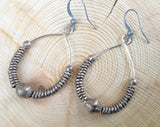 Silver Jewelry, Silver Hoop Earrings