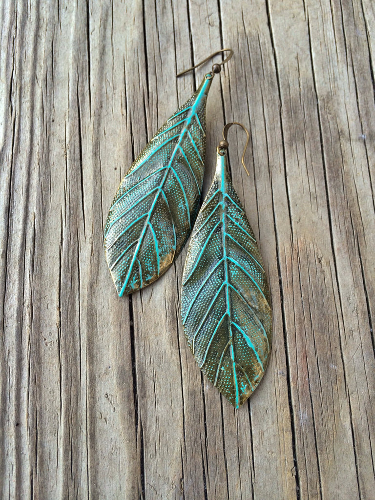 Copper 2025 long earrings