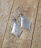 Silver Geometric Dangle Earrings, Silver Southwestern Earrings